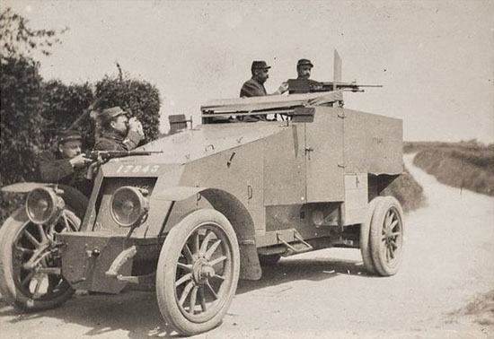 Militärbil från 1914